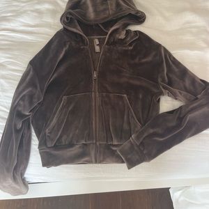 Skims velour hoodie